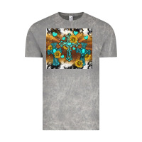 Cloud Rock western crosses and sunflowers Vintage Tee - TumblerDesignByShophia