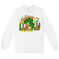 White Feeling lucky St. Patrick's Day Long Sleeve Tee - CowGirlArtShop