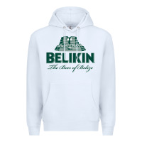 White Belikin Beer Premium Hoodie - trangStudio