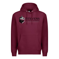 Burgundy stevens institute of technology Premium Hoodie - SnappyArt