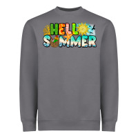 Storm Hello Summer Heavyweight Sweatshirt - CowhideDigitalArt
