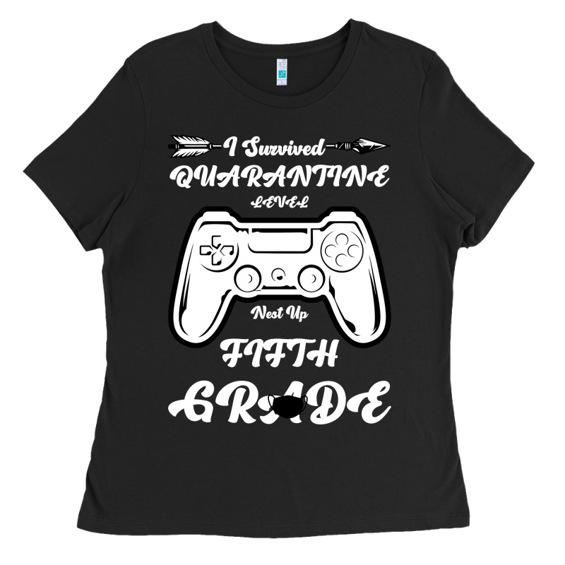 I Survived Quarantine Level Next Fifth Grade Ladies Tee by Bettercallsaul | Teevron