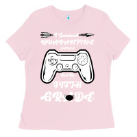 Bubblegum Pink I Survived Quarantine Level Next Fifth Grade Ladies Tee - Bettercallsaul