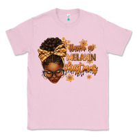 Bubblegum Pink Have a melanin Christmas afro woman Classic Tee - texasbilliewilder