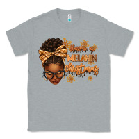 Heather Grey Have a melanin Christmas afro woman Classic Tee - texasbilliewilder