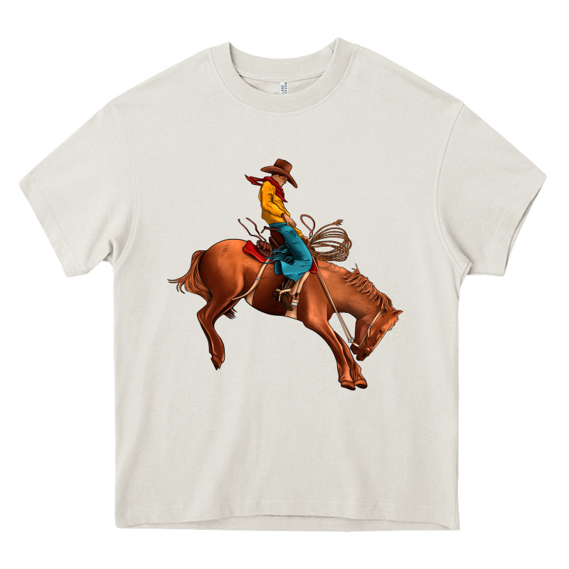 Cowboy Rodeo Heavy Core Tee by JahusDesignShop | Teevron