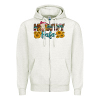 Western Howdy Heifer With Charolais Cow Zipper Hoodie | Teevron