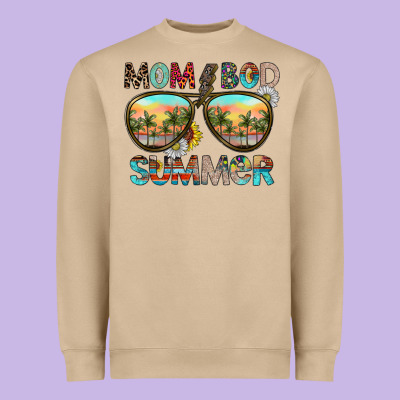 Mom Bad Summer Heavyweight Sweatshirt Designed By Cowhidedigitalart