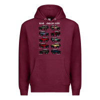 Burgundy BJ4 FJ40 Landcruiser all colors T-Shirt Birthday Gift Premium Hoodie - trangStudio