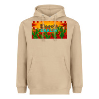 Mushroom desert darlin' aztec desert sunset license plate Heavyweight Hoodie - Artiststas