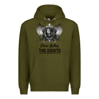 Army Green Chris Bailey Premium Hoodie - FloraArt