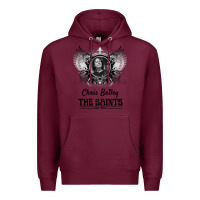 Burgundy Chris Bailey Premium Hoodie - FloraArt