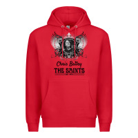 Red Chris Bailey Premium Hoodie - FloraArt