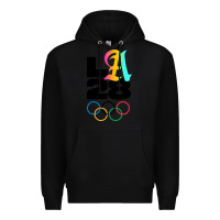 Black 2028 summer olympics Premium Hoodie - FloraArt