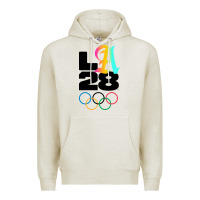 Oatmeal Heather 2028 summer olympics Premium Hoodie - FloraArt