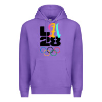 Purple 2028 summer olympics Premium Hoodie - FloraArt