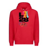 Red 2028 summer olympics Premium Hoodie - FloraArt