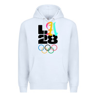 White 2028 summer olympics Premium Hoodie - FloraArt