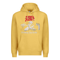 Antique Gold Morbid Angel, Morbid Angel vintage, Morbid Angel art, Morbid Angel pai Premium Hoodie - FloraArt