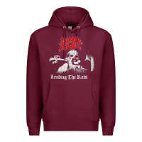 Burgundy Morbid Angel, Morbid Angel vintage, Morbid Angel art, Morbid Angel pai Premium Hoodie - FloraArt