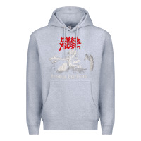 Heather Grey Morbid Angel, Morbid Angel vintage, Morbid Angel art, Morbid Angel pai Premium Hoodie - FloraArt