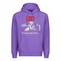 Purple Morbid Angel, Morbid Angel vintage, Morbid Angel art, Morbid Angel pai Premium Hoodie - FloraArt