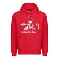 Red Morbid Angel, Morbid Angel vintage, Morbid Angel art, Morbid Angel pai Premium Hoodie - FloraArt