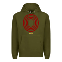 Army Green K Love 0 Premium Hoodie - FloraArt