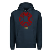 Navy K Love 0 Premium Hoodie - FloraArt