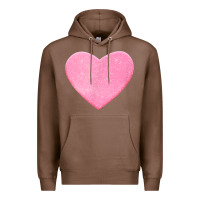 Chestnut Valentines Pink Heart Premium Hoodie - FloraArt