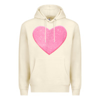 Sandshell Valentines Pink Heart Premium Hoodie - FloraArt
