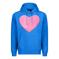 True Royal Valentines Pink Heart Premium Hoodie - FloraArt