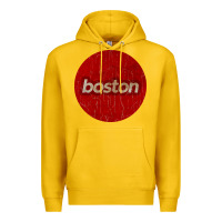 Lemon boston   simple red circle vintage Premium Hoodie - FloraArt