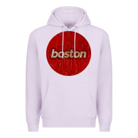 Lilac boston   simple red circle vintage Premium Hoodie - FloraArt