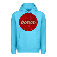 Ocean Blue boston   simple red circle vintage Premium Hoodie - FloraArt