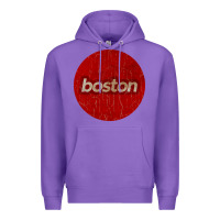 Purple boston   simple red circle vintage Premium Hoodie - FloraArt