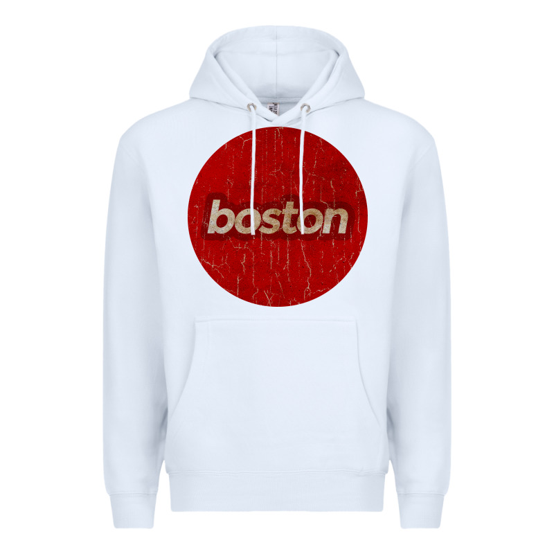 Boston   Simple Red Circle Vintage Premium Hoodie by FloraArt | Teevron