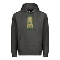 Charcoal Heather shotz beer worn Premium Hoodie - FloraArt