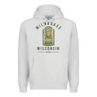 Dove Grey shotz beer worn Premium Hoodie - FloraArt