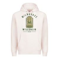 Pale Pink shotz beer worn Premium Hoodie - FloraArt