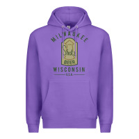 Purple shotz beer worn Premium Hoodie - FloraArt