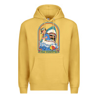 Antique Gold Stay Positive Classic Premium Hoodie - FloraArt