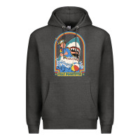 Charcoal Heather Stay Positive Classic Premium Hoodie - FloraArt