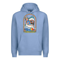 Colony Blue Stay Positive Classic Premium Hoodie - FloraArt