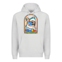 Dove Grey Stay Positive Classic Premium Hoodie - FloraArt