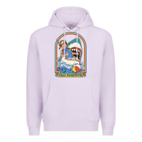 Lilac Stay Positive Classic Premium Hoodie - FloraArt