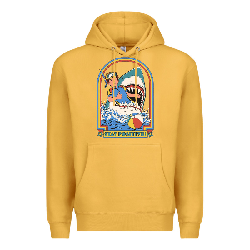 Stay Positive Classic Premium Hoodie by FloraArt | Teevron