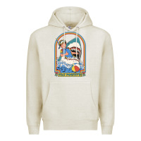 Oatmeal Heather Stay Positive Classic Premium Hoodie - FloraArt