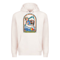 Pale Pink Stay Positive Classic Premium Hoodie - FloraArt