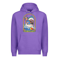 Purple Stay Positive Classic Premium Hoodie - FloraArt